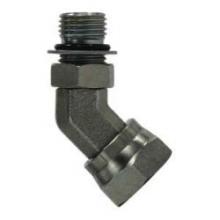 Midland Industries 6902NWO64 - MIDLAND INDUSTRIES 6902NWO Male ORB FNPSM Steel 45 deg Swivel Adapter Elbow