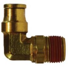 Midland Industries 690402S - MIDLAND INDUSTRIES 69 Tube OD Male NPTF Brass 90 deg Swivel Elbow