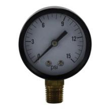 Midland Industries 80001 - MIDLAND INDUSTRIES 8000 2 in Dial 1/4 in Connection Pneumatic Pressure Gauge