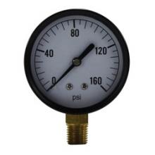 Midland Industries 80035 - MIDLAND INDUSTRIES 8003 2-1/2 in Dial 1/4 in Connection Pneumatic Pressure Gauge