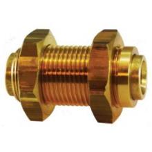 Midland Industries 820800 - MIDLAND INDUSTRIES 82 Push-In Brass Bulkhead Union