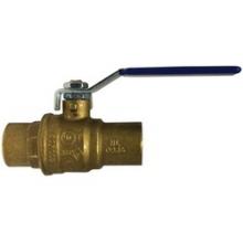 Midland Industries 940215LF - MIDLAND INDUSTRIES 94021LF C x C Connection 600 psi WOG Pressure -20 to 248 deg F Brass Body Ball Va