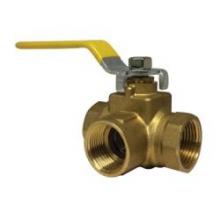 Midland Industries 940461 - MIDLAND INDUSTRIES 9406 FPT 3-Way 600 psi WOG Pressure 0 to 230 deg F Forged Brass Body Side Outlet 