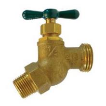 Midland Industries 942110LF - MIDLAND INDUSTRIES 9421 MIP x MHT Cast Brass Body Heavy-Duty Hose Bibb No Kink Valve