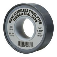 Midland Industries 982135 - MIDLAND INDUSTRIES 982 4 mil Thick Gray PTFE 1.2 g/cc Density Stainless Steel Thread Seal Tape