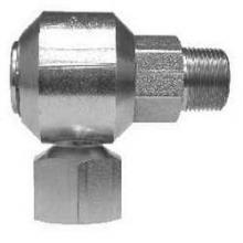 Midland Industries HP550244 - MIDLAND INDUSTRIES HP55 MPT FPT Steel 90 deg High Pressure Swivel Elbow