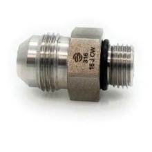 Midland Industries SS6400-04-08 - STAINLESS ADAPTERS SS6400 37 deg JIC Male Flared Male ORB Stainless Steel Pipe Adapter