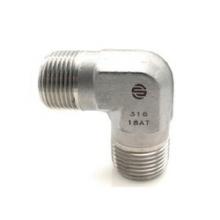 Midland Industries SS5500-08-08 - STAINLESS ADAPTERS SS5500 MNPT Stainless Steel 90 deg Elbow