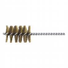 Brush Research Manufacturing 83B1750 - BRM 83B1750 Tube Brush, 1.750" Diameter, .010  Brass, 3" Brush Part, 7" Overall Length