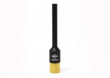 Brush Research Manufacturing AEB3434120 - BRM AEB3434120 NAMPOWER End Brush, 0.750” Diameter, 5" OAL, 120 Grit, Ceramic Abrasive Nylon