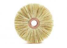 Brush Research Manufacturing CT2 - BRM CT2 2" Dia. Copper Center Wheel, Tampico, 1/2" Arbor Hole, .562" Trim, .375" Fac