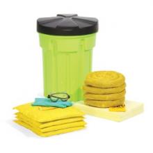 SpillTech SPKHZ-30-HV - HazMat 30-Gallon Hi-Viz OverPack Drum Spill Kit