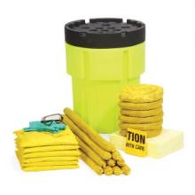 SpillTech SPKHZ-65-HV - HazMat 65-Gallon Hi-Viz OverPack Drum Spill Kit