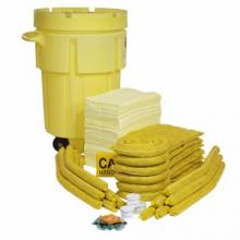 SpillTech SPKHZ-95-WD - HazMat 95-Gallon Wheeled OverPack Salvage Drum Spill Kit