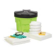 SpillTech SPKO-20-HV - Oil-Only 20-Gallon Hi-Viz OverPack Drum Spill Kit