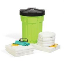 SpillTech SPKO-30-HV - Oil-Only 30-Gallon Hi-Viz OverPack Drum Spill Kit