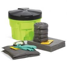 SpillTech SPKU-20-HV - Universal 20-Gallon Hi-Viz OverPack Drum Spill Kit