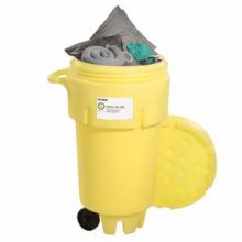 SpillTech SPKU-50-WD - Universal 50-Gallon Wheeled OverPack Salvage Drum Spill Kit