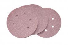 Alfa Tools PSAR61506 - 6"X6 150G PSA PAPER DISC, RED ALUMINUM OXIDE 100/LINK ROLL