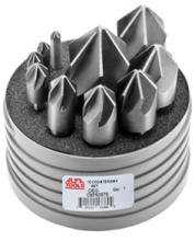 Alfa Tools C6F50575B - 10PC 6 FLUTE COUNTERSINKS 90 degree SET