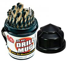 Alfa Tools BBML74290RDM - 29PC REDUCED SHANK BLITZ-MECHANICAL LENGTH DRILL MUG