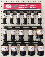 Alfa Tools CHC12316 - 16PC 1" DEPTH OF CUT CARBIDE HOLE CUTTER DISPLAY