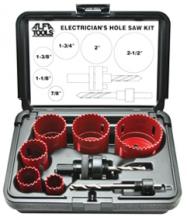 Alfa Tools HOSA8E - 8PC . ELECTRICIAN'S HOLE SAW KIT