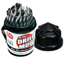 Alfa Tools BBN74590DM - 29PC . 1/16-1/2 BLITZ NITRIDE DRILL MUG